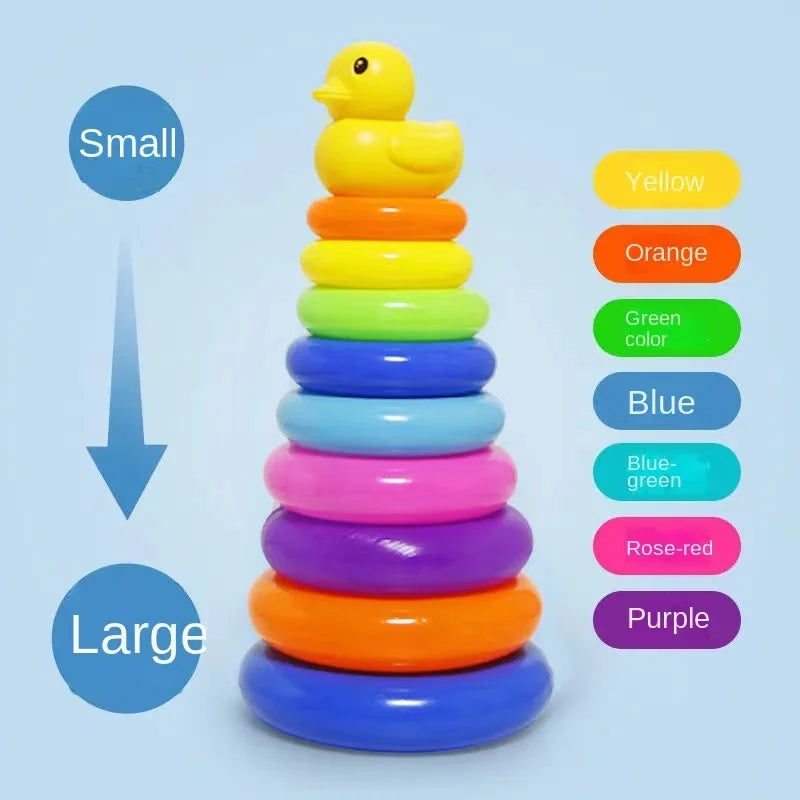 Rainbow Stacking Rings – Educational Toy