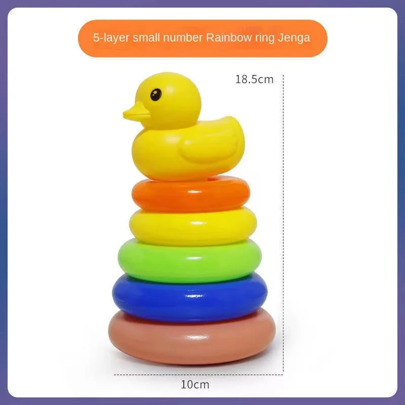 Rainbow Stacking Rings – Educational Toy