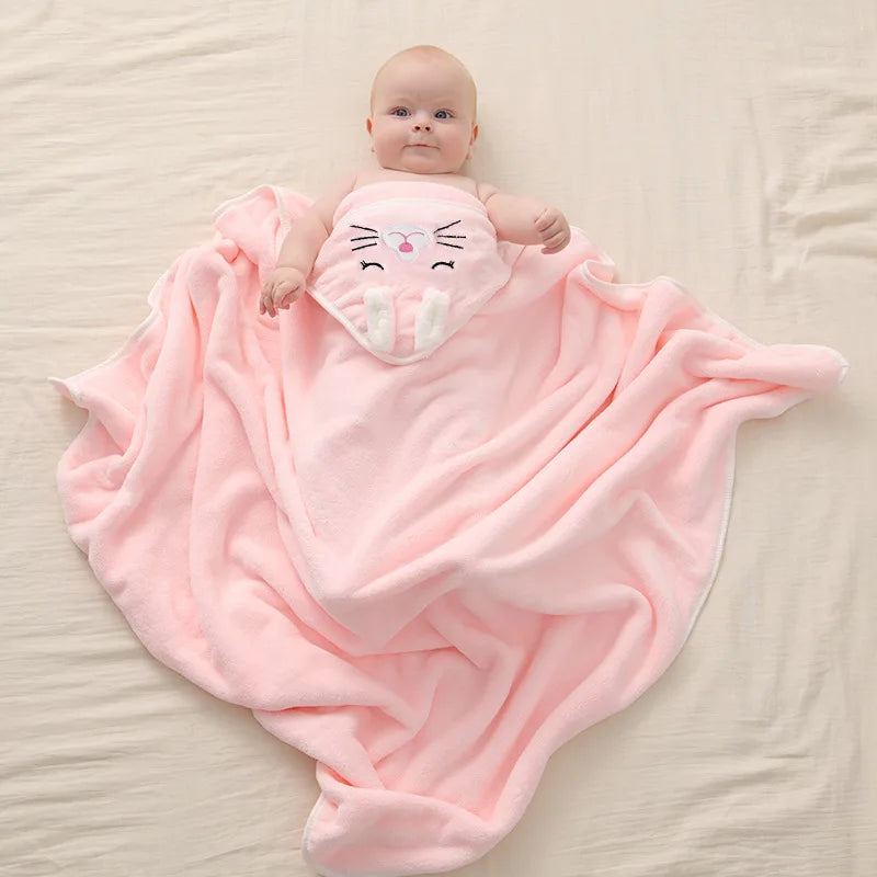 Baby Hooded Towel & Swaddle