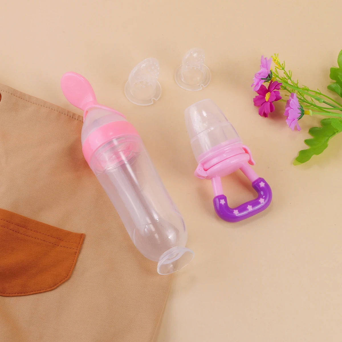 Silicone Squeeze Baby Feeder