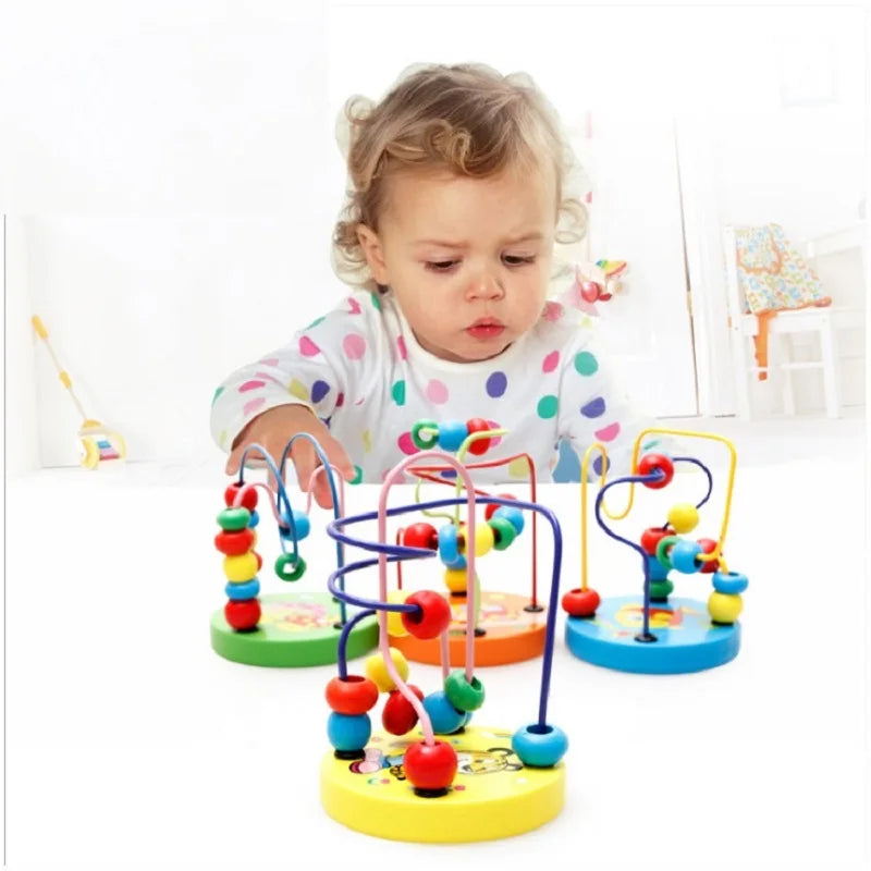 Montessori Baby Wooden Bead Maze