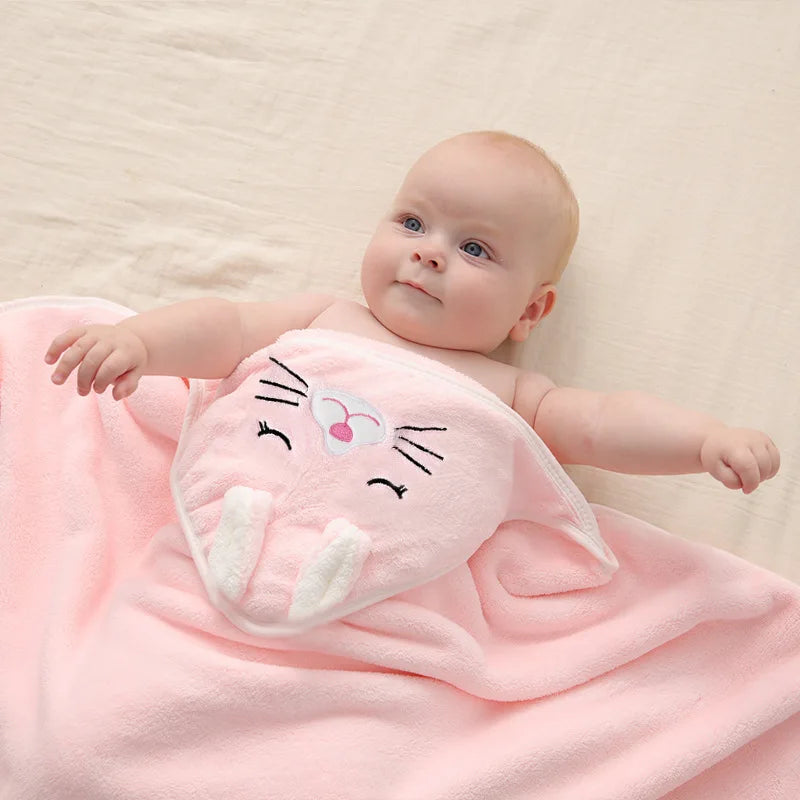 Baby Hooded Towel & Swaddle