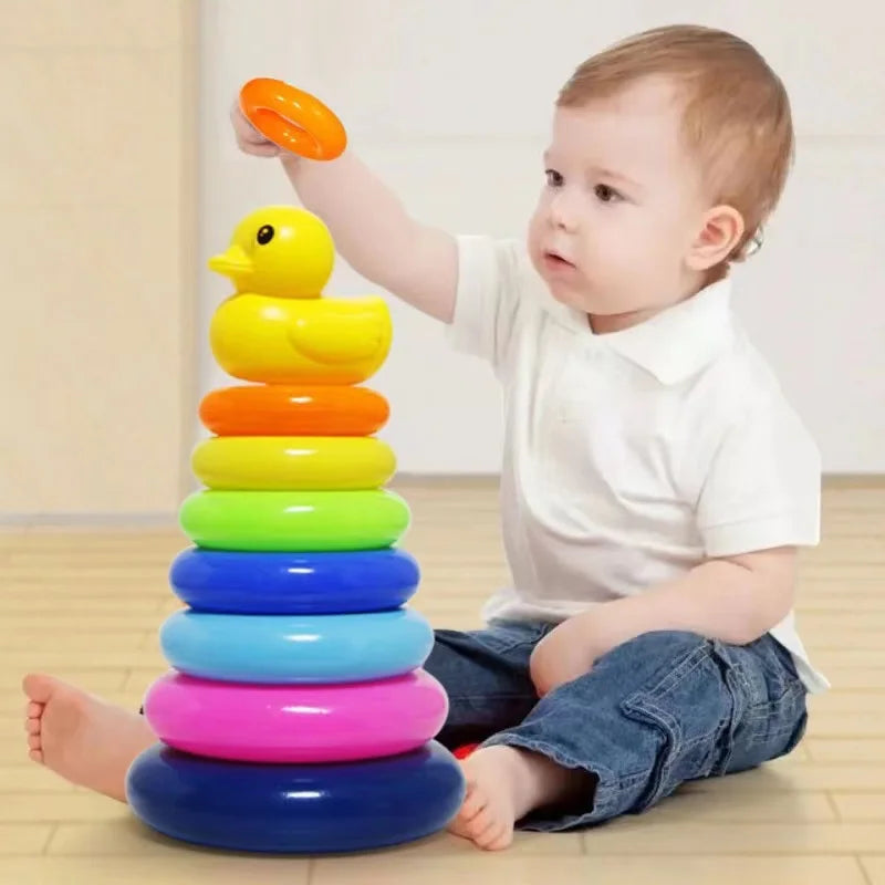 Rainbow Stacking Rings – Educational Toy