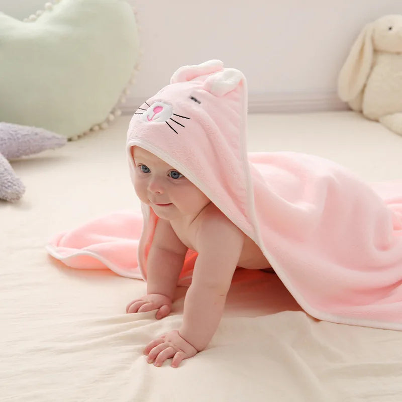 Baby Hooded Towel & Swaddle